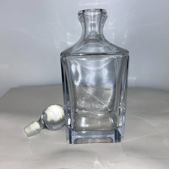 Lenox Kate Spade Gin Rummy Whiskey Decanter Full Lead Crystal 750 ml NOTE - Picture 4 of 14